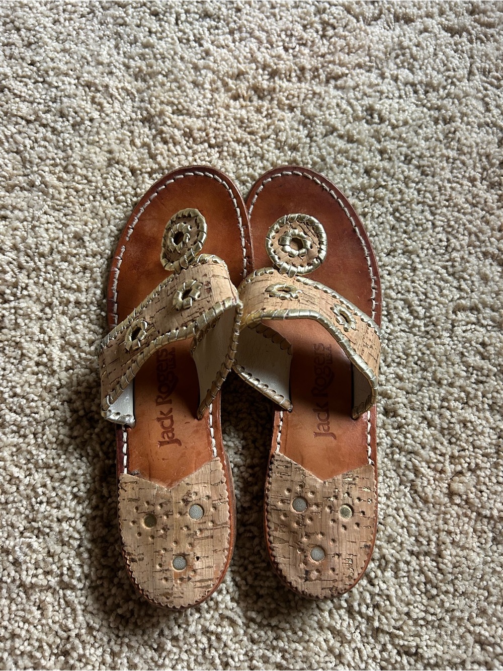 Jack Rogers Tan Sandals